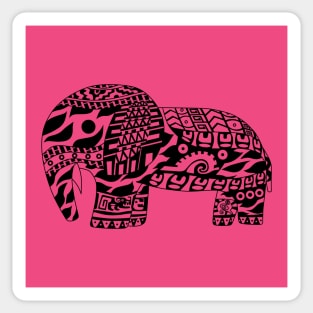 baby elephant in style ecopop Sticker